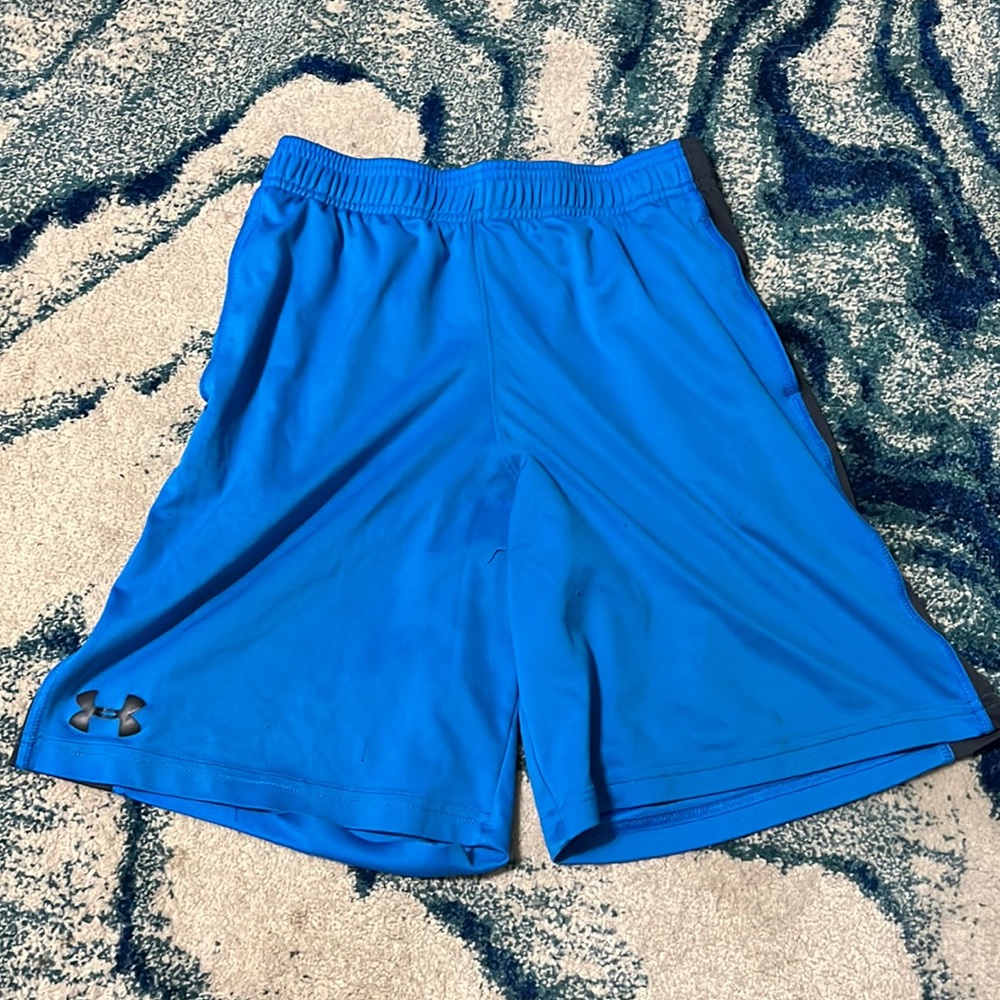 Blue Under Armour, size youth medium.